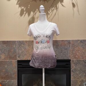 Women’s 2012 Big 10 Championship Distressed V-Neck Shirt